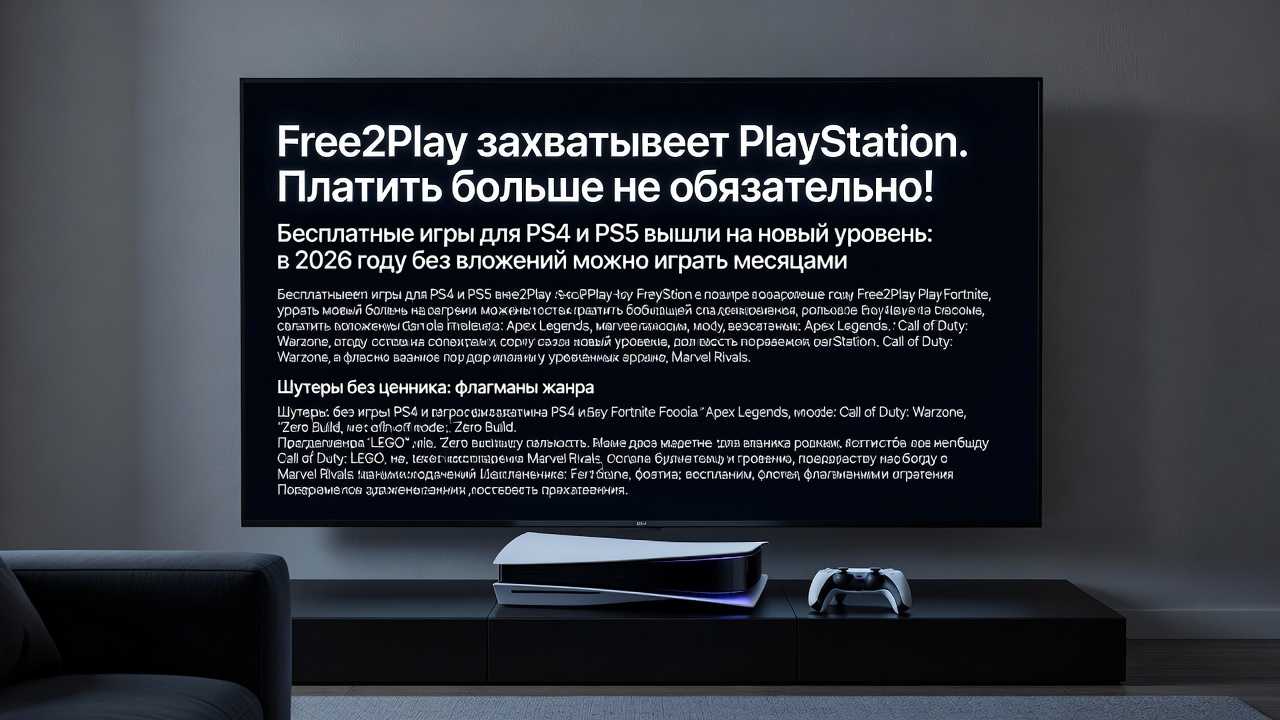 Free2Play захватывает PlayStation. Платить больше не обязательно!