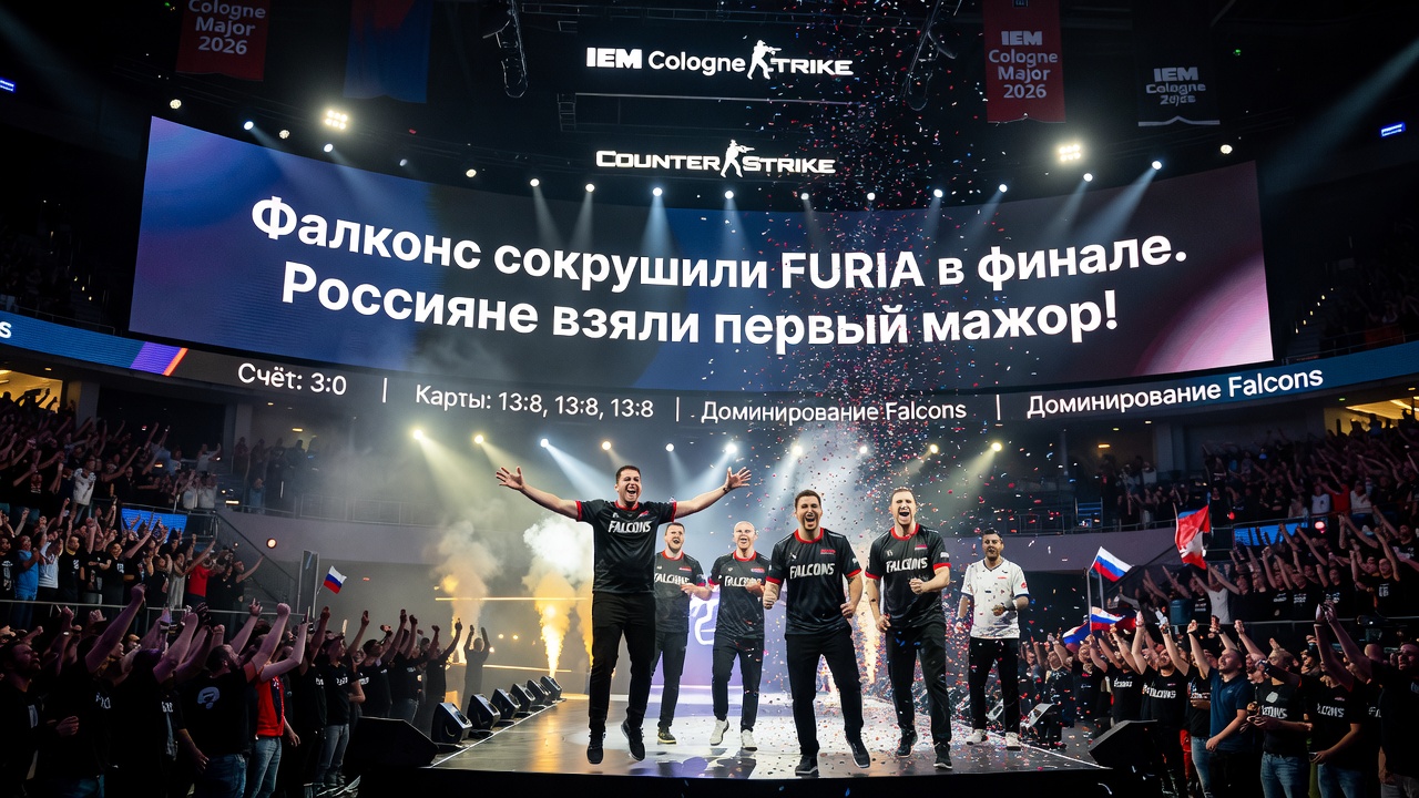 Falcons сокрушили FURIA в финале. Россияне взяли первый мажор!