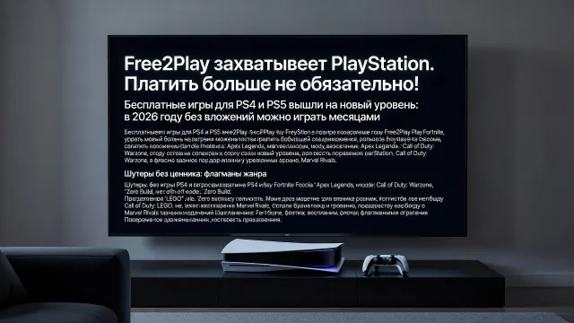 Free2Play захватывает PlayStation. Платить больше не обязательно!